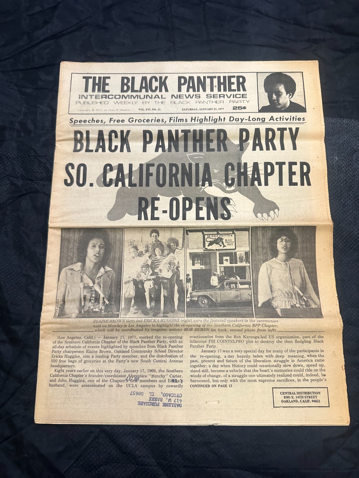 THE BLACK PANTHER NEWSPAPER – JANUARY 22nd 1977