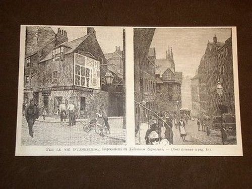 To the streets of Edinburgh or Edinburgh United Kingdom Scotland