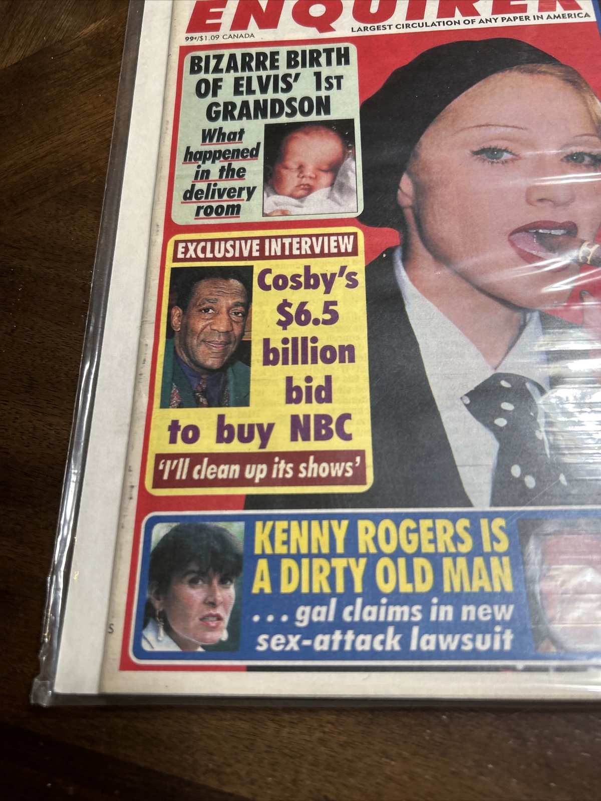 NATIONAL ENQUIRER-NOVEMBER 10, 1992 MADONNA LIZ TAYLOR Elvis