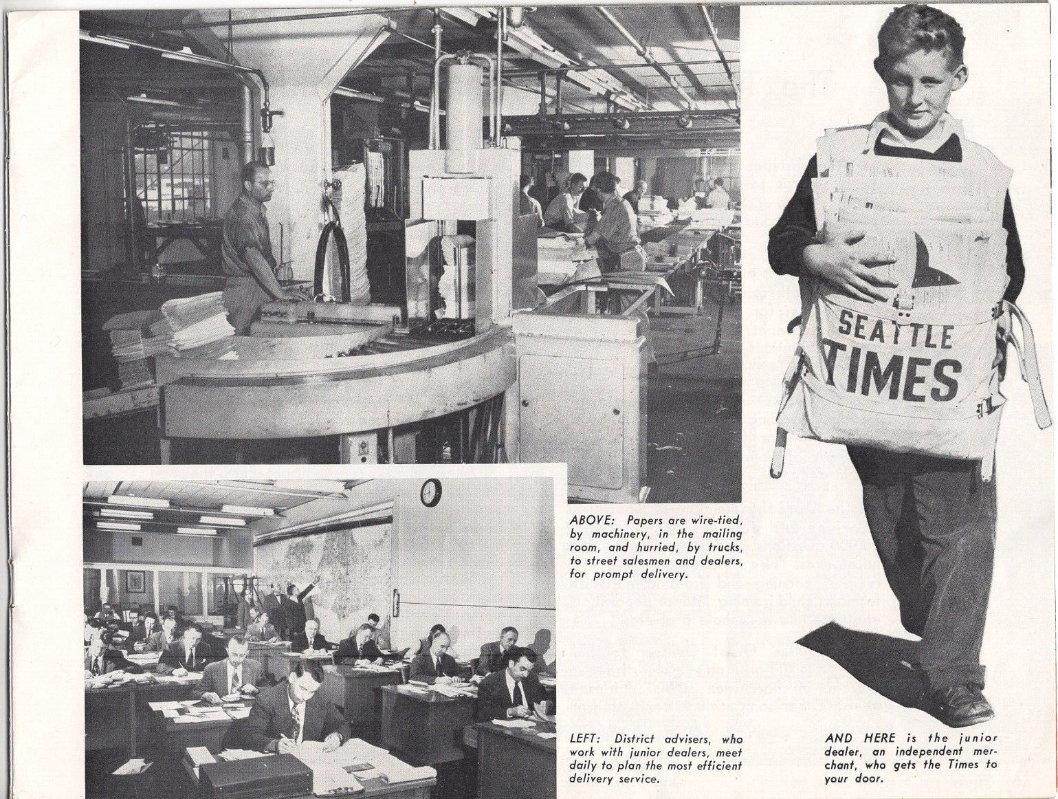1940’s The Seattle Times – The story of your newspaper booklet 11×8 – 10 pages