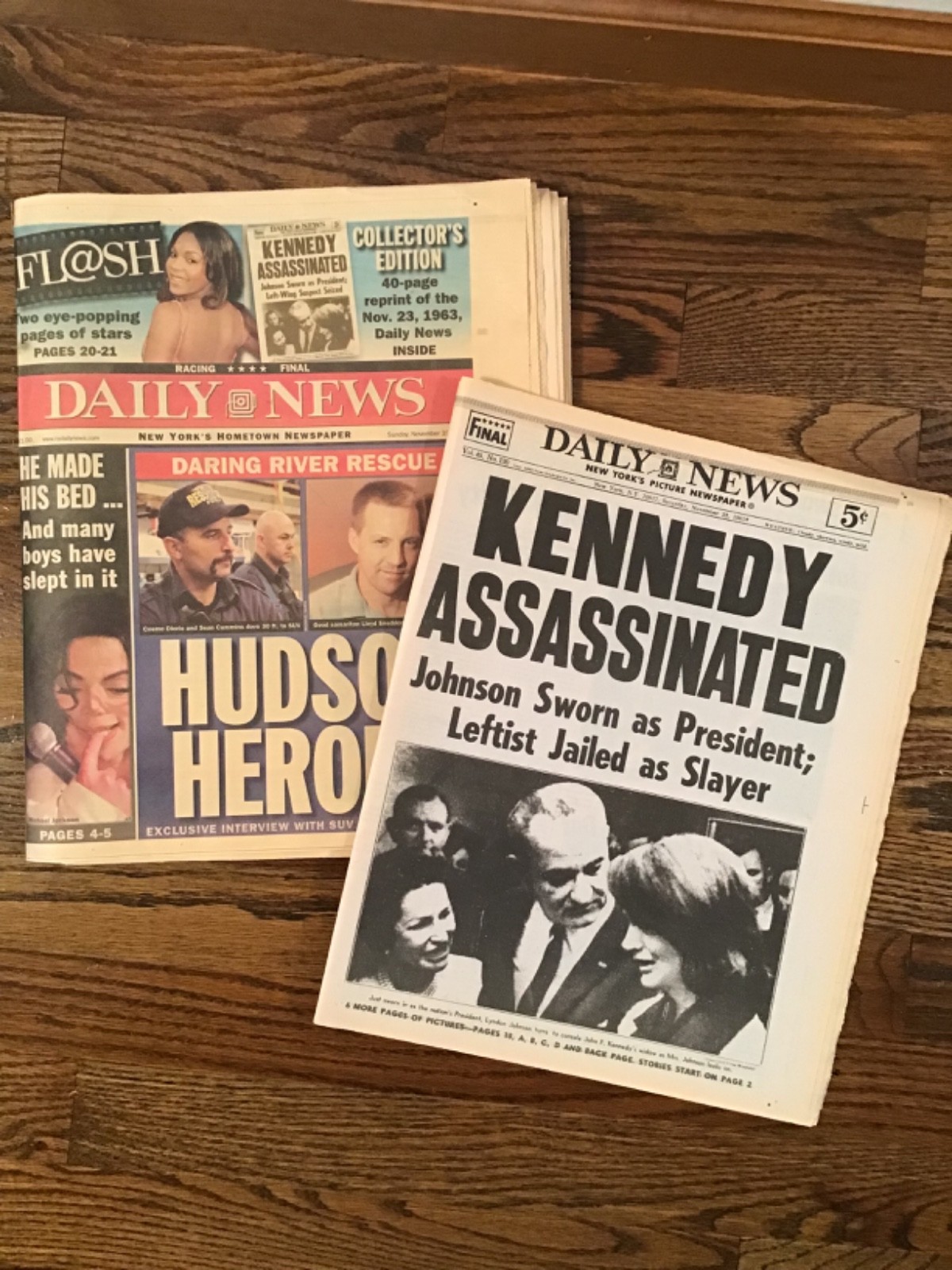 New York Daily News November 23 2003 Kennedy Assassinated 1963 Reprint