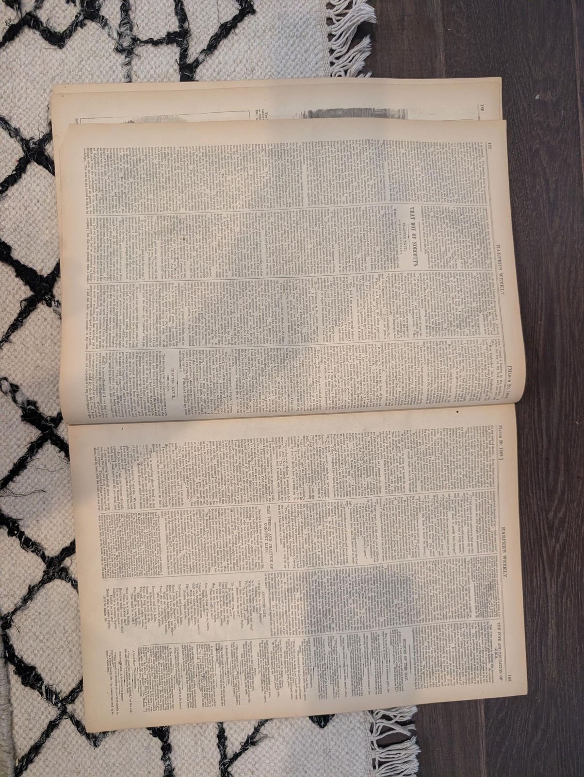 March 20 1869 Harpers Weekly, Inauguration of President Grant, Howard University