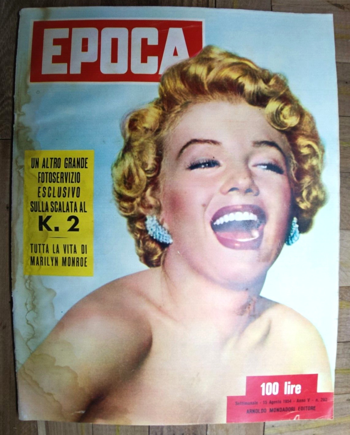 Marilyn Monroe From Epoca Magazine Of 1954 All The Life Of Marilyn Monroe-7839
