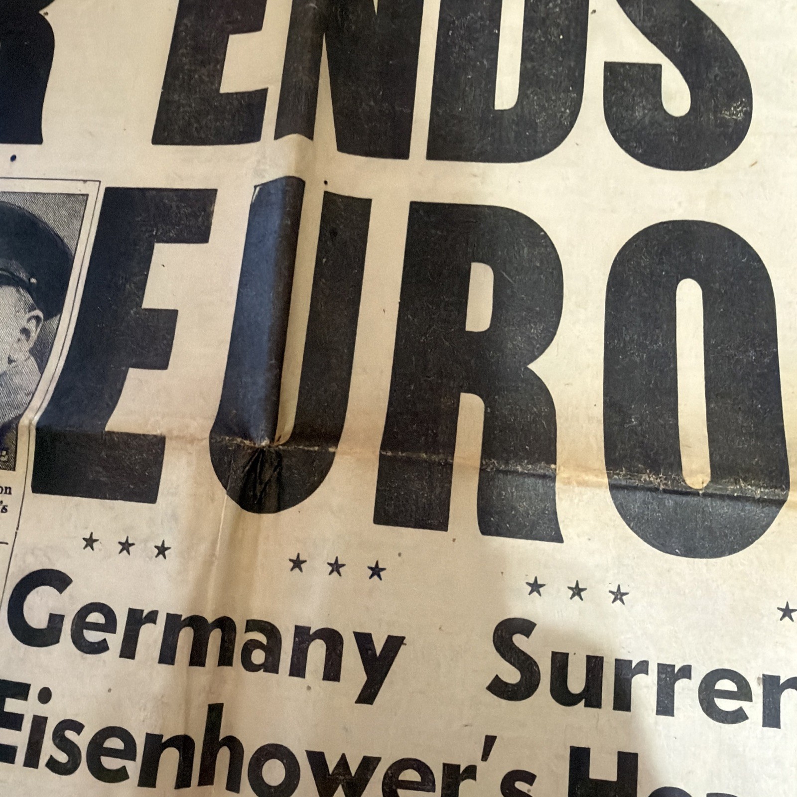Glendale News-Press May 1945 Victory Extra War Ends in Europe