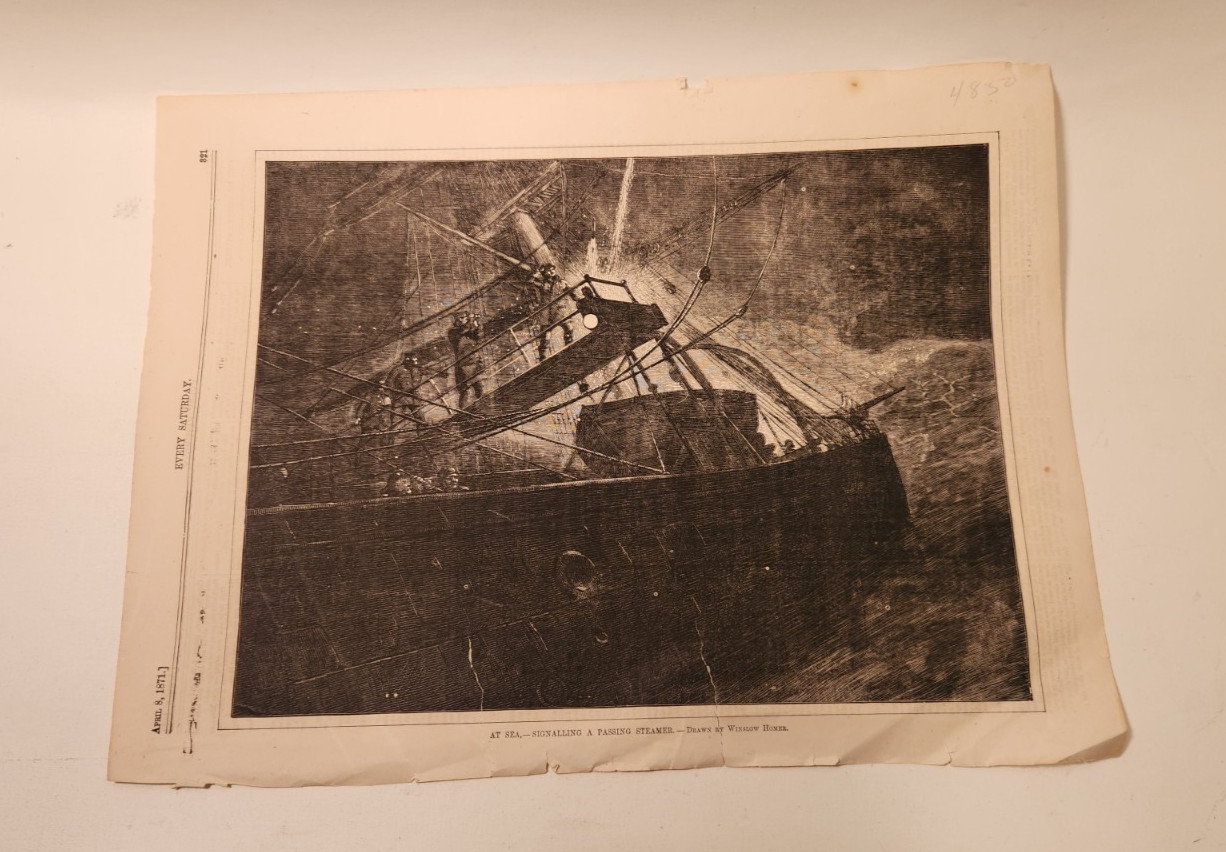 Five (5) Great Prints from Harper’s Weekly 1862,1863,1864,1869,1871 by Winslow H