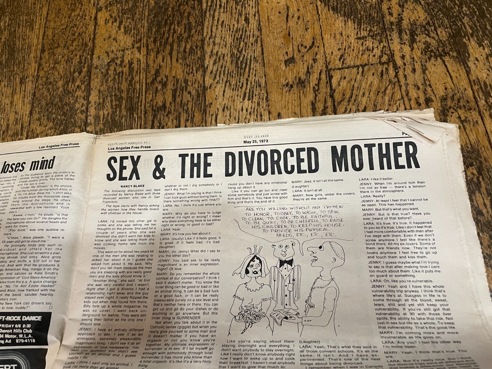 Los Angeles Free Press Newspaper May 1973 Alice Cooper Dr John Muddy Waters