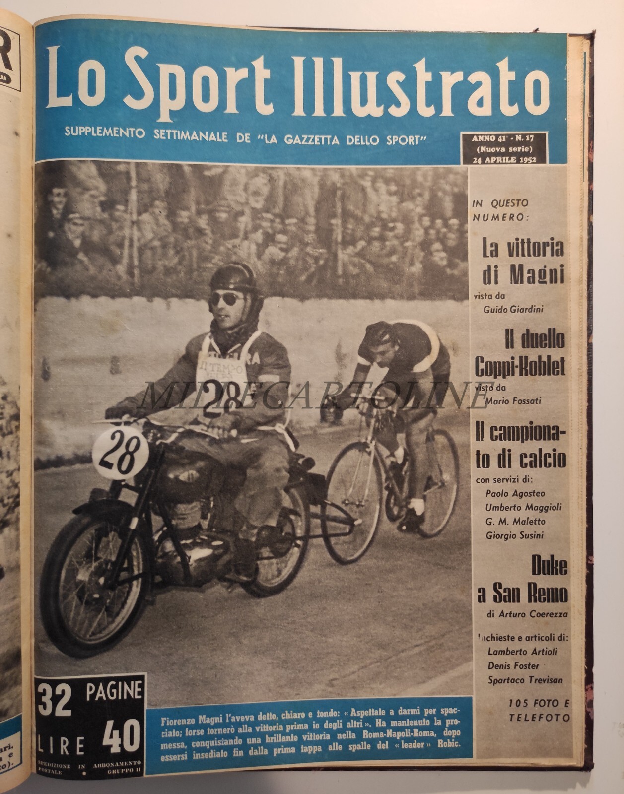 SPORT ILLUSTRATED – N°2 3 4 5 6 7 8 9 10 11 12 13 14 15 16 17 18 1952 Hardcover