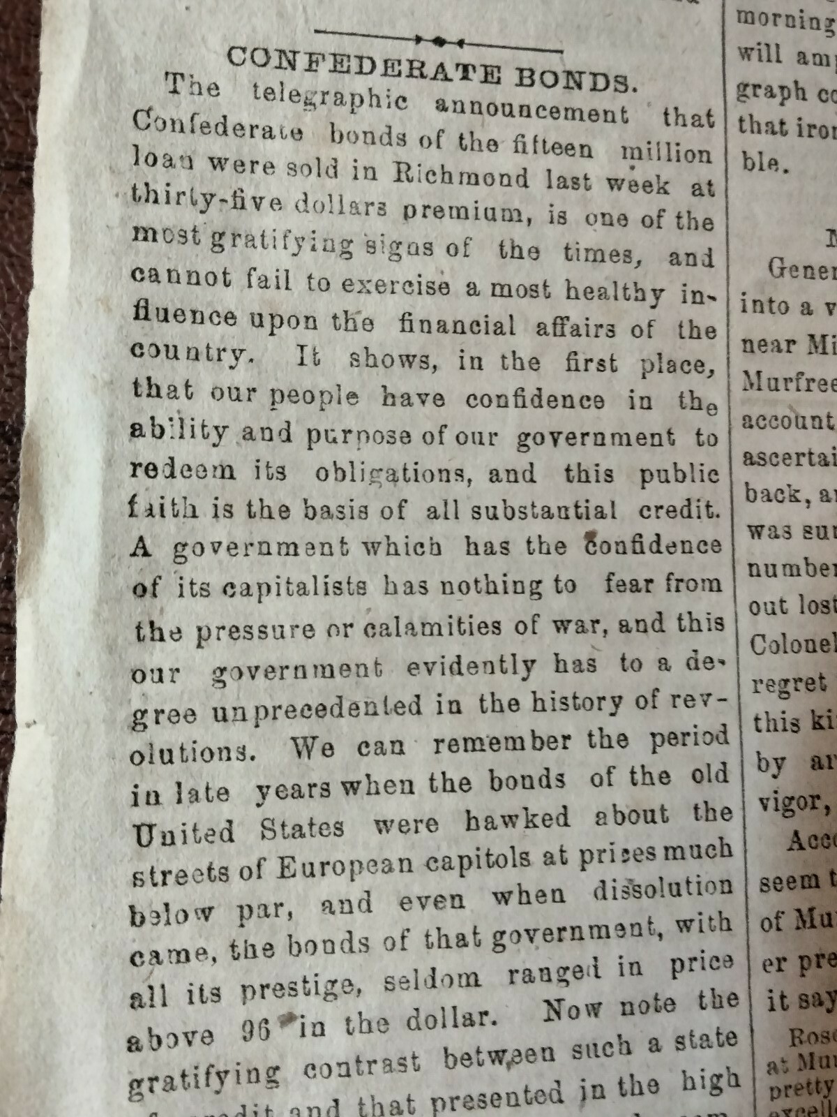 Civil War Newspapers- RARE CONFEDERATE- NAVAL ATTACK ON PORT HUDSON, FORREST