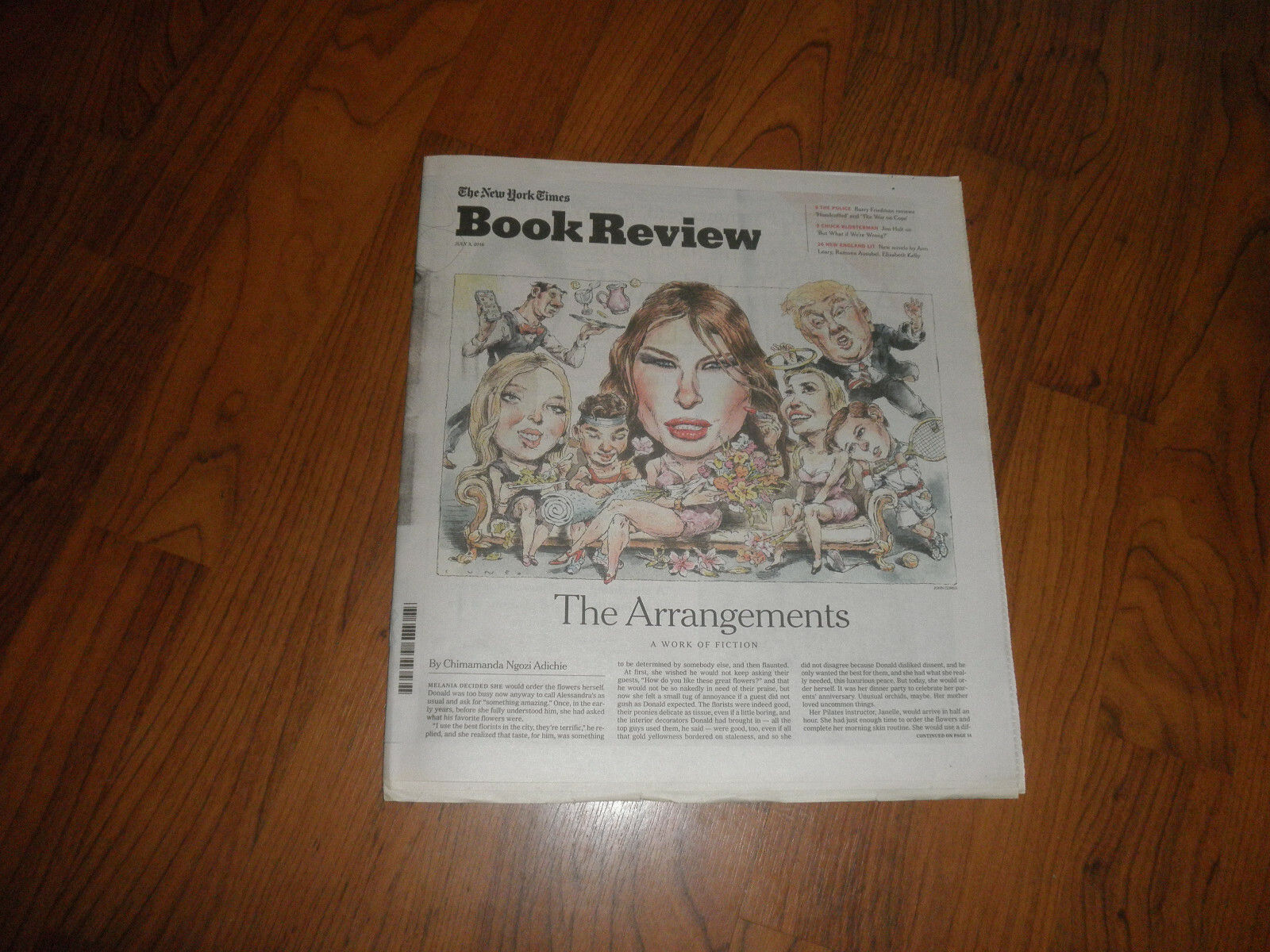 NEW YORK TIMES BOOK REVIEW_JOHN CUNEO COVER-June 3,2016