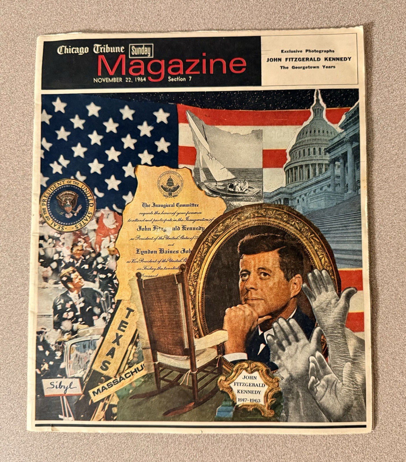 VTG Chicago Tribune Sunday Magazine Nov 22 1964 JFK Memorial Issue Georgetown