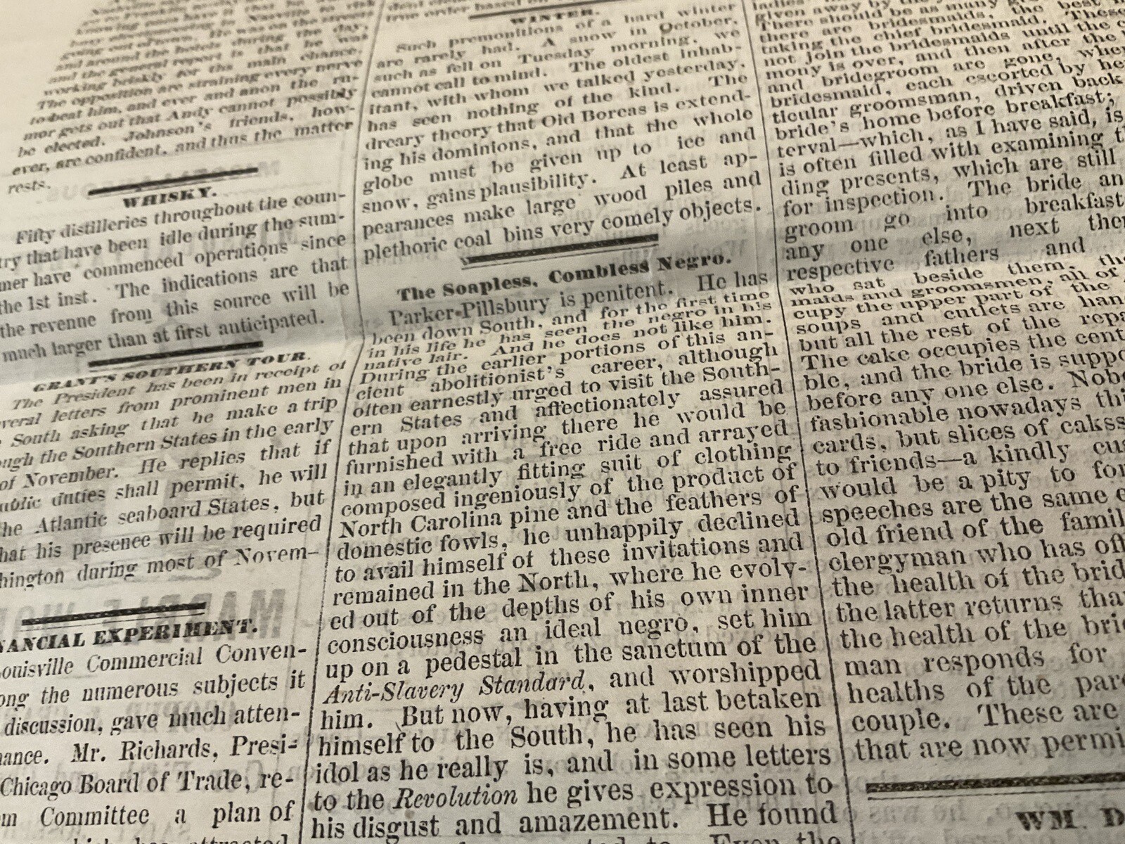 4 Missouri Civil War Reconstruction News 1869 St Joseph Negros Cachiz Apache