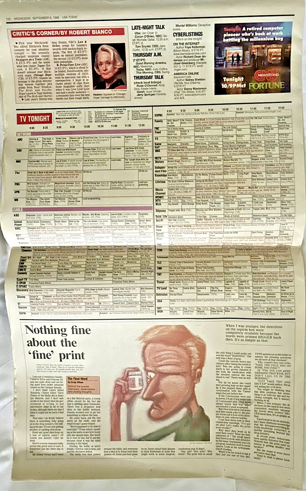 1998 USA Today Mark McGwire 62nd Home Run Newspaper Historic MLB