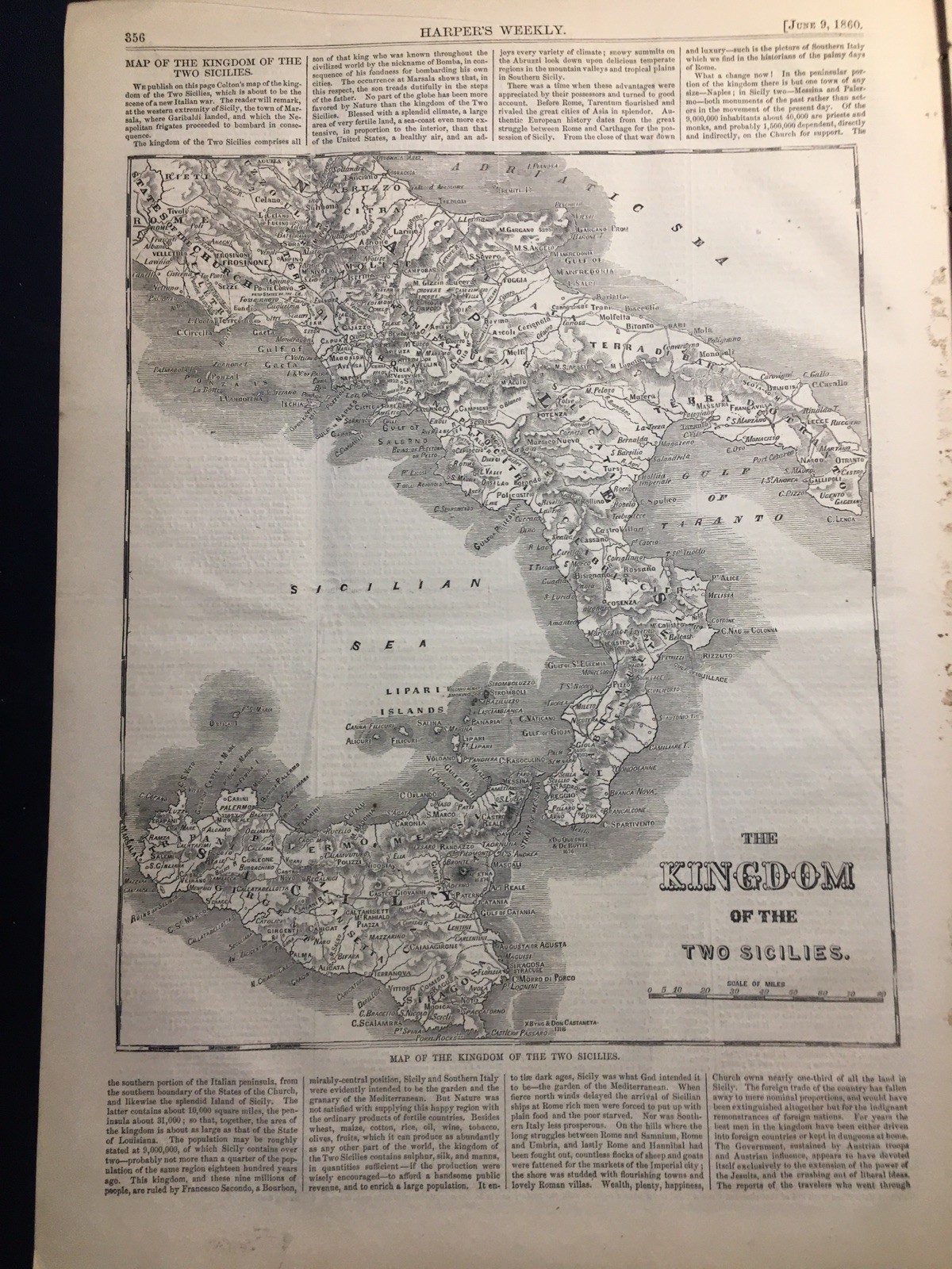Garibaldi Italian Unification 1860 Messina & Naples Italy-Orangeburg SC