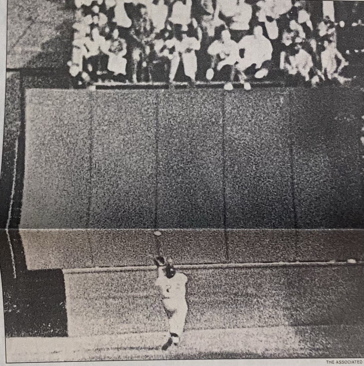 New York Giants Willie Mays 1956 World Series Hometown Sports section Newspaper