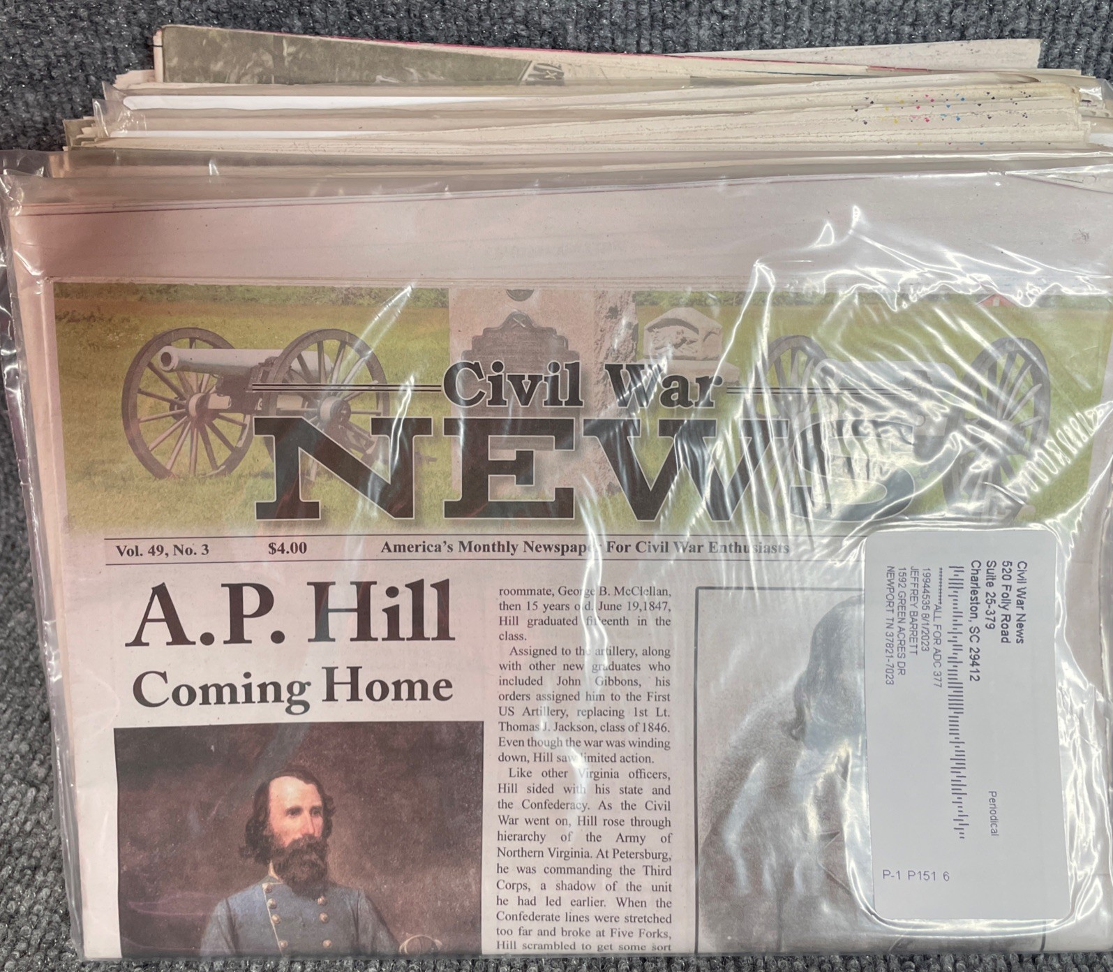Civil War News Monthly Newspaper Lot of 15 Issues 2021 – 2023