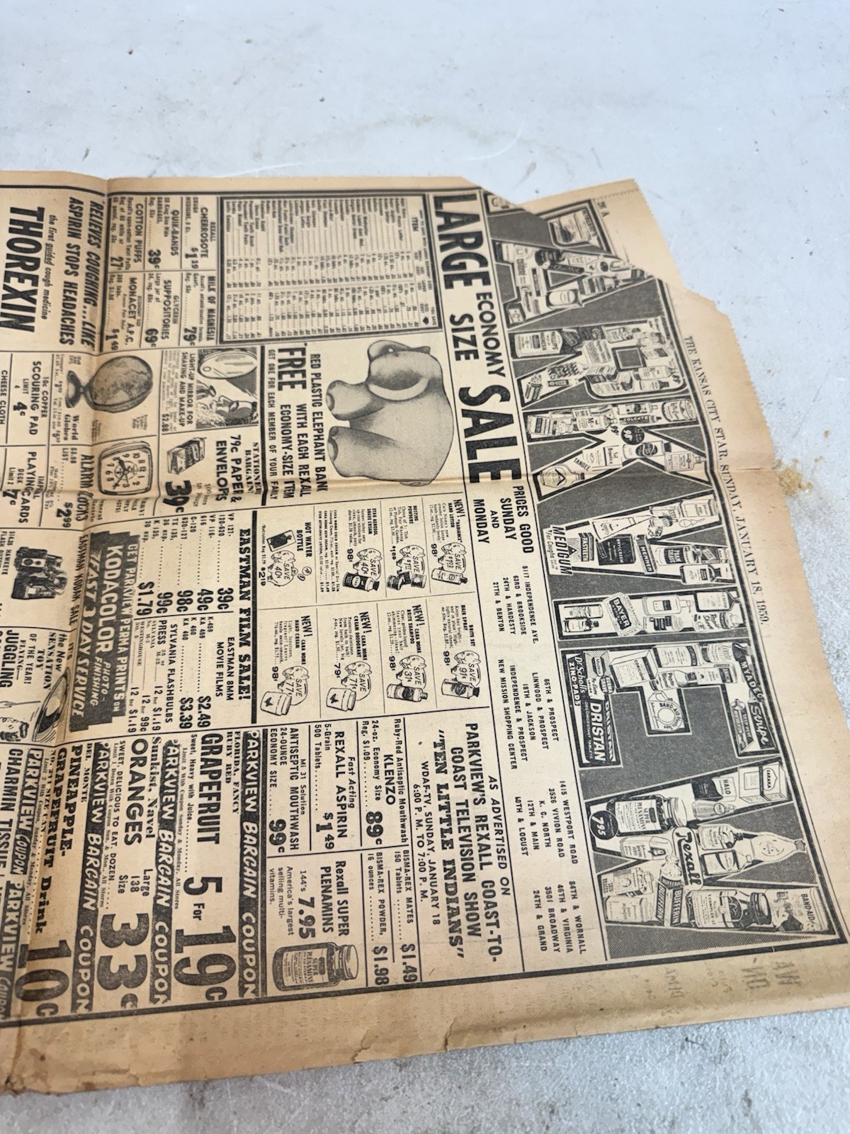 kansas city star newspaper january 18 1959 plane crash