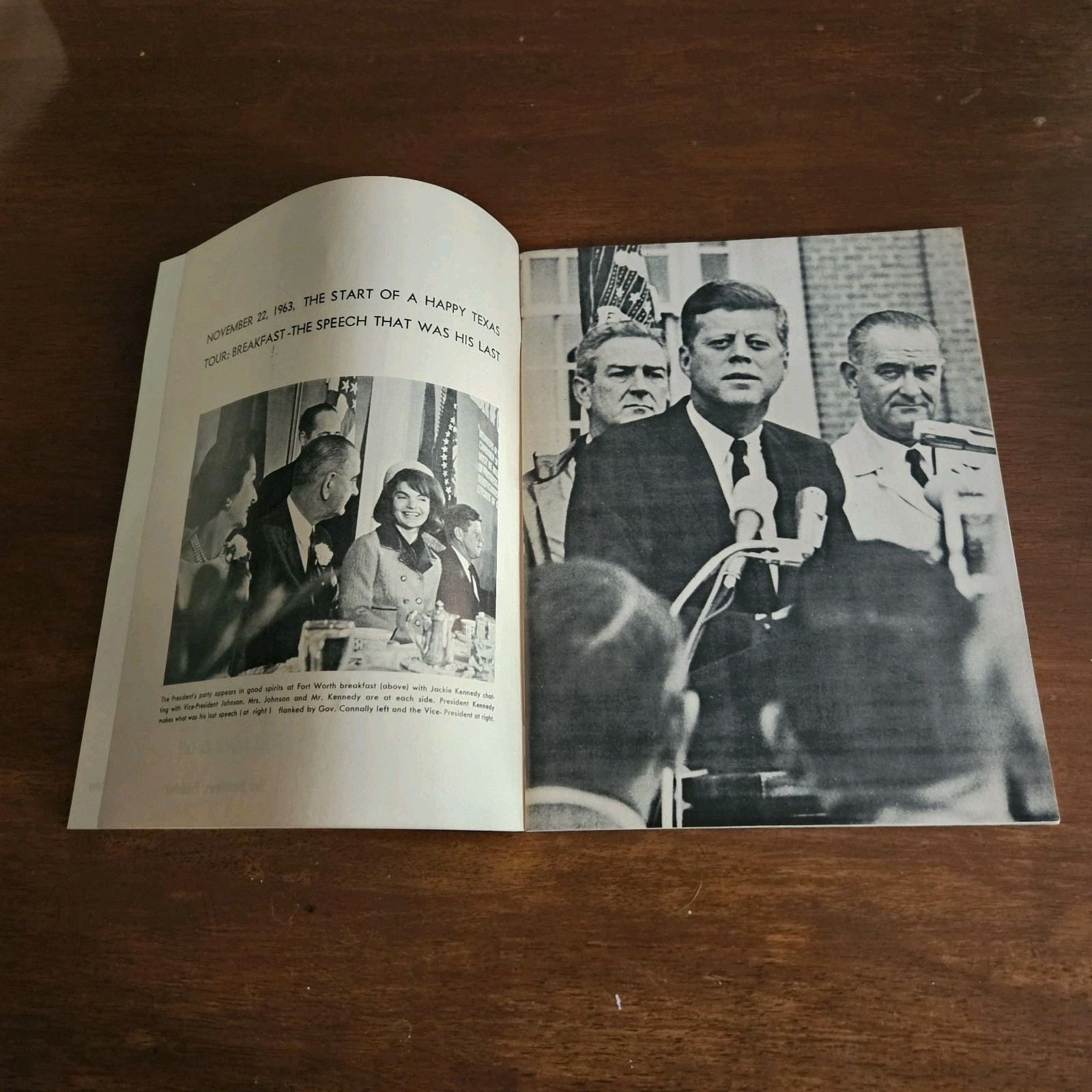 John F. Kennedy Magazine Lot Memorial Album/Four Dark Days in History Read