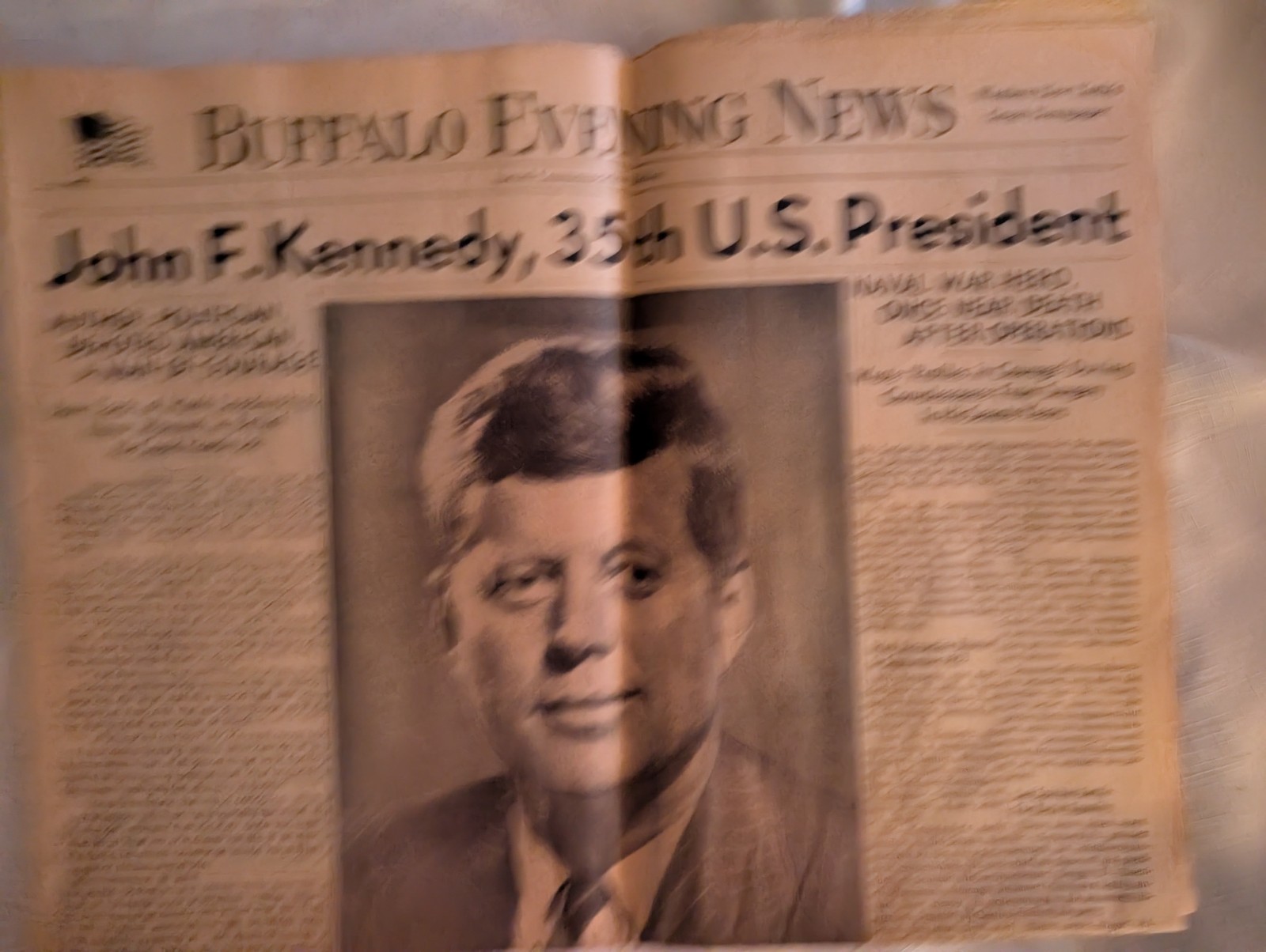 Special Commemorative Edition Of John F. Kennedy 35th President Paper Nov 1963