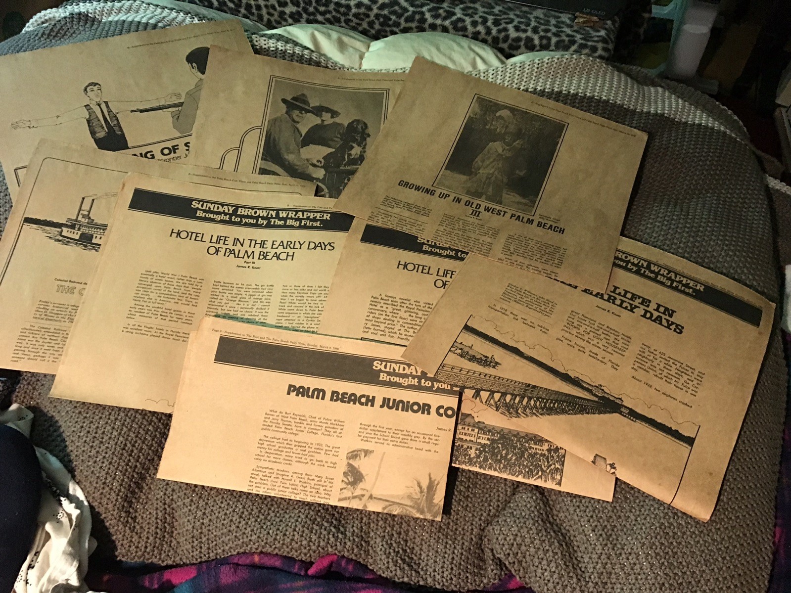 Palm Beach Post Newspaper – Brown Sheet – James R. Knott