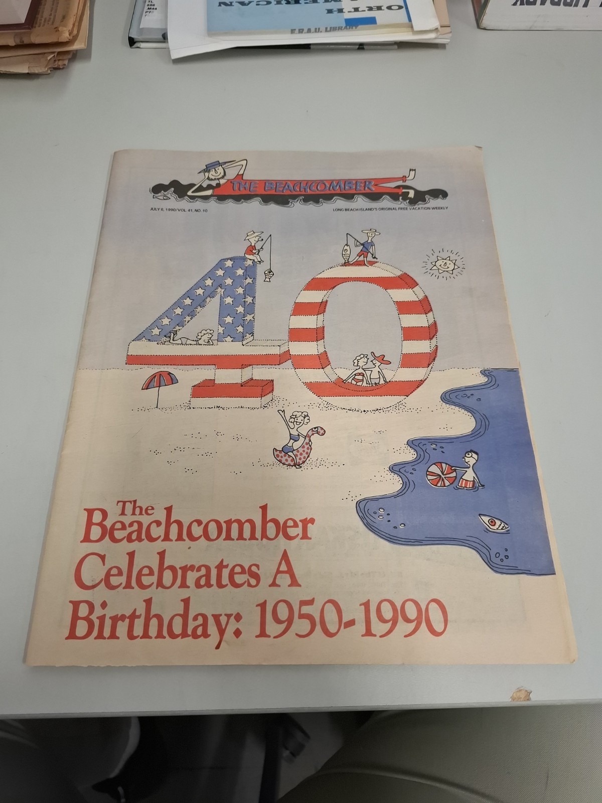 The Beachcomber Long Island New York Vacation Weekly Newspaper July 6 1990
