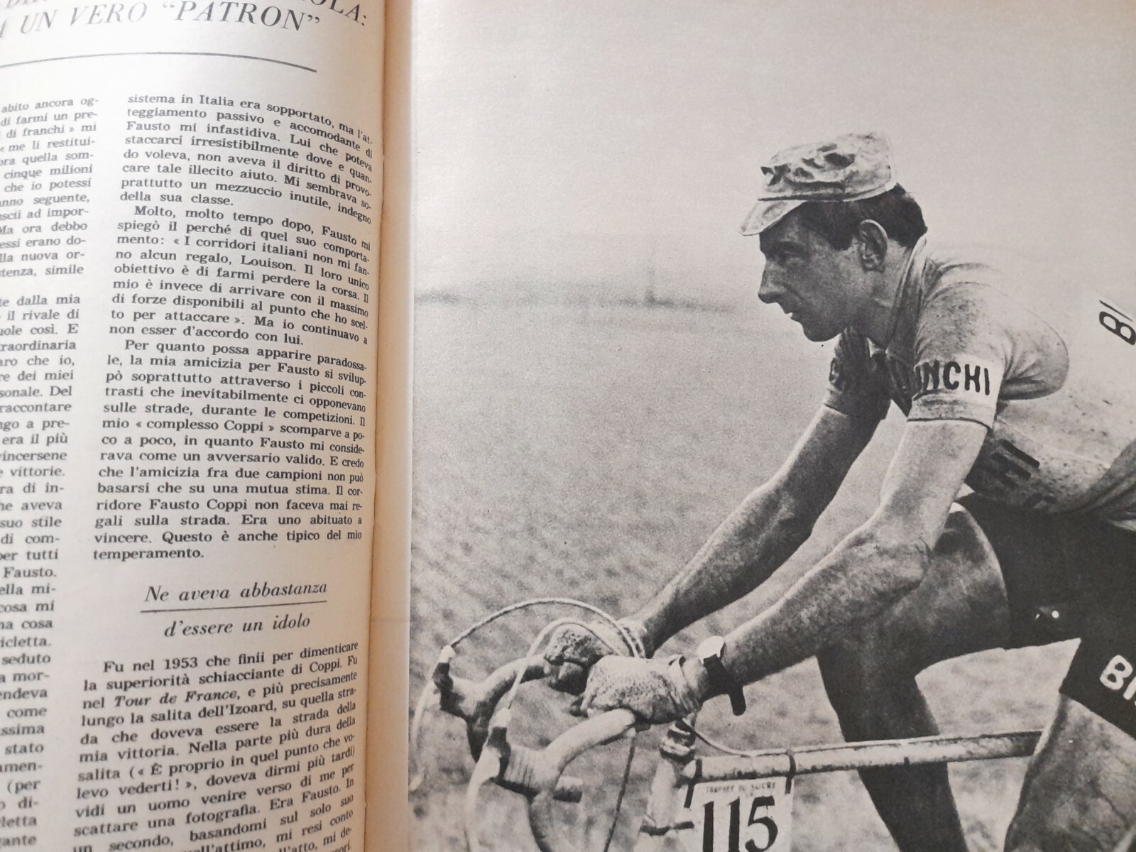 Louison Bobet/Fausto Coppi ERA NO.535 January 1, 1961 Mondadori