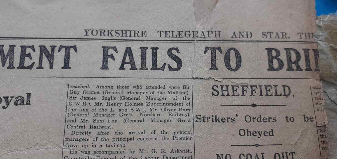 Antique Newspaper,very old,York Telegraph and Star,Thursday Evening,1911