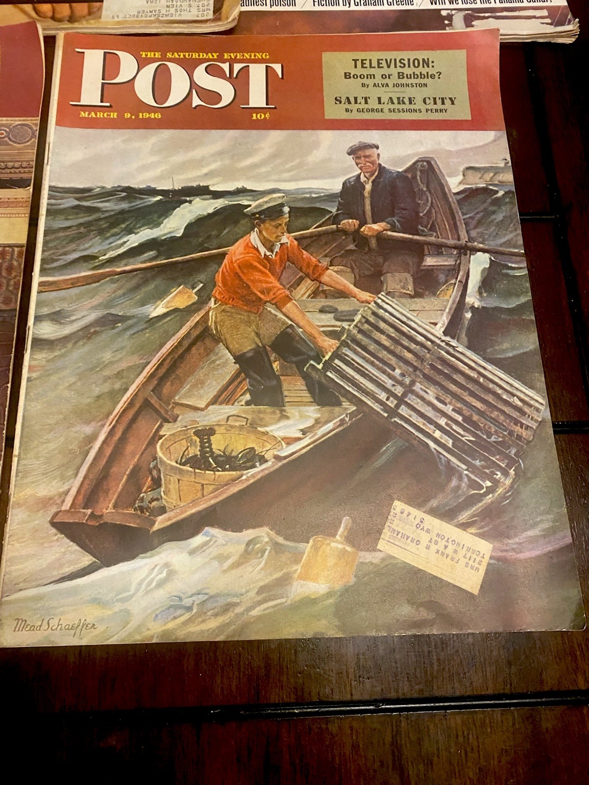 Vintage Lot (5) Saturday Evening Post 1940s – 60s Kennedy – Eisenhower