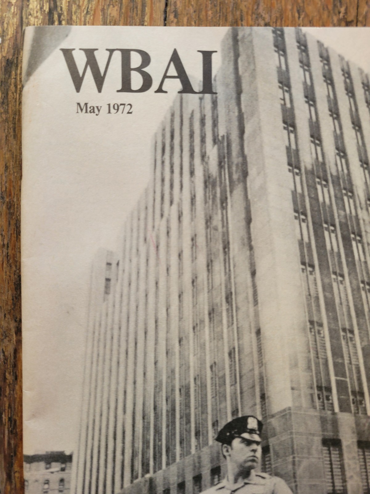 VINTAGE WBAI Magazine, May 1972, Original NEW YORK CITY Radio Station, Court