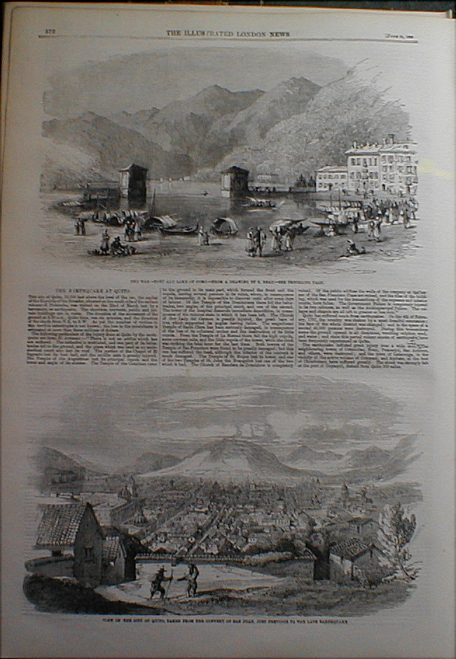 Battle of Montebello – Italy War 1859 Ecuador Quito Earthquake – Queen Victoria