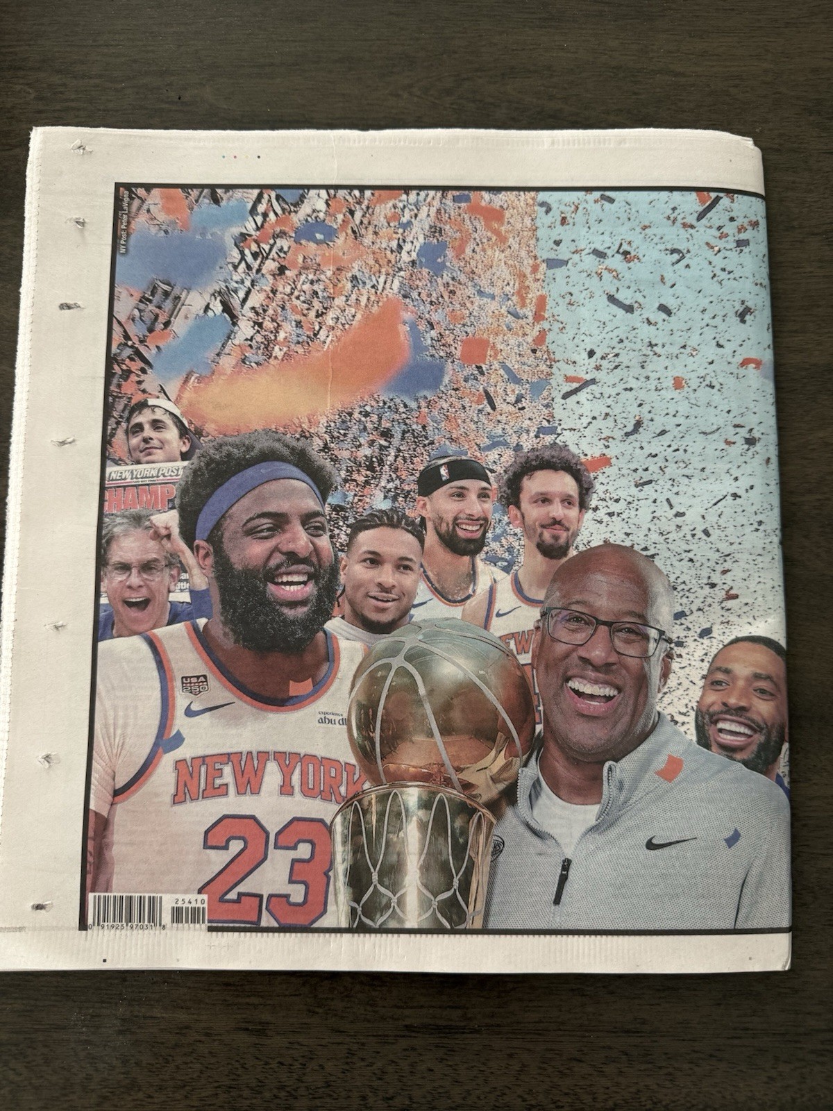 NEW YORK POST JUNE 18 2026 KNICKS KINGS OF THE CITY NEWSPAPER CHAMPIONS.