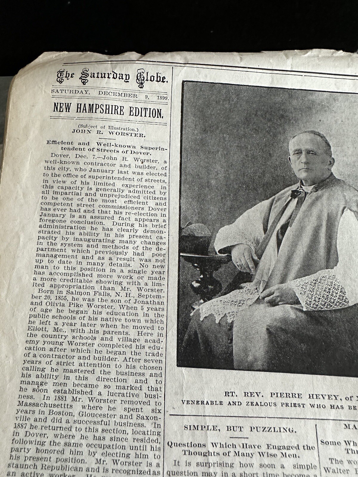 Utica Saturday Globe December 9 1899 John Bull Cape Colony British Boer War Art