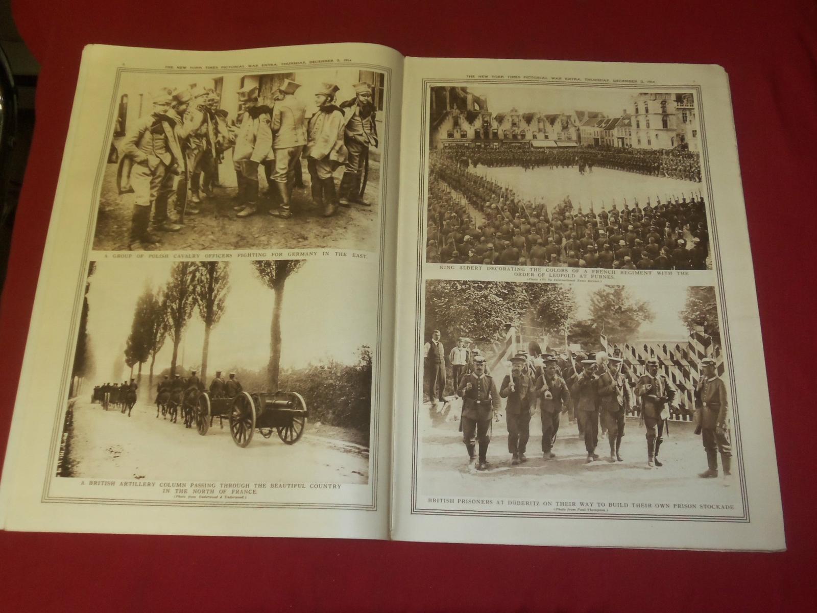 1914 DECEMBER 3 NY TIMES PICTORIAL WAR EXTRA SECTION-THE EARL KITCHENER- NP 3939