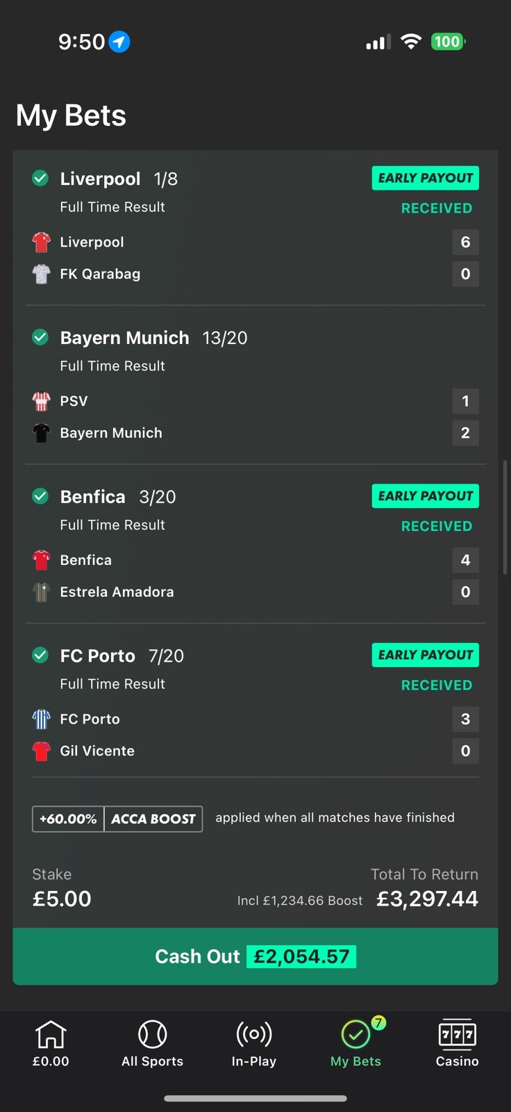 Football Betting tips! Results so far for 2025/2026 season