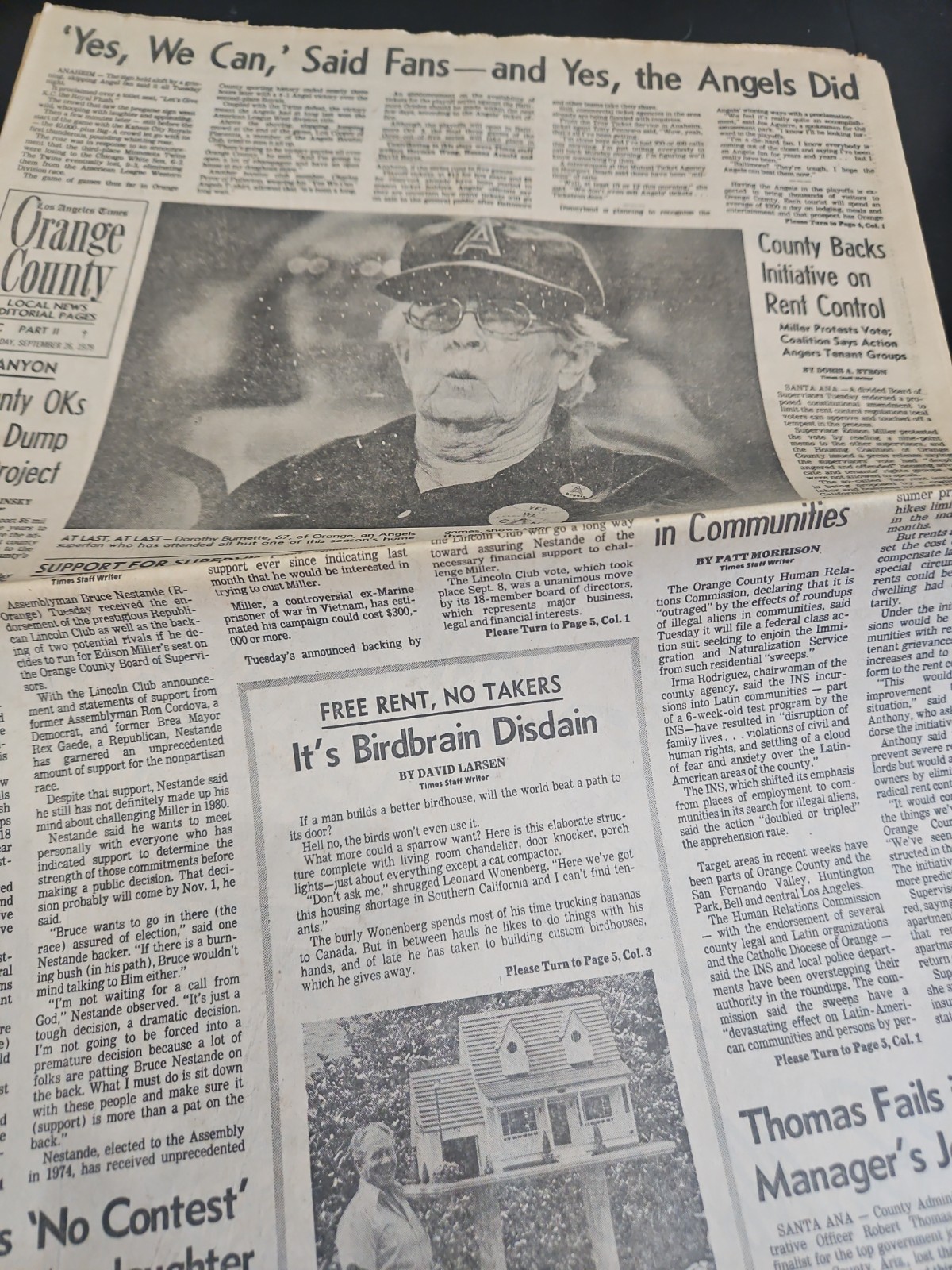 LOS ANGELES TIMES SEPTEMBER 26 1979 COMPLETE ORIGINAL HUGE NEWSPAPER 132 PAGES