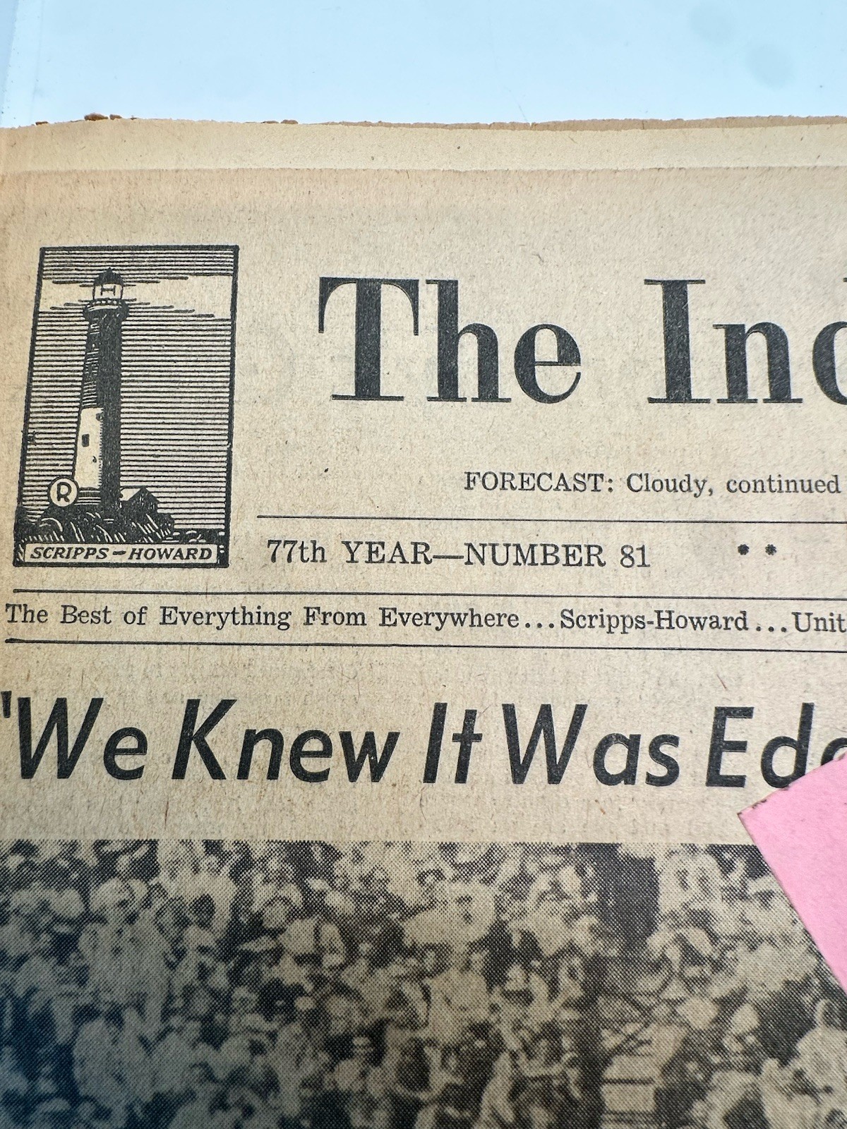May 31, 1964 The Indianapolis Times A.J. FOYT WINS INDIANAPOLIS 500 Sachs Dies