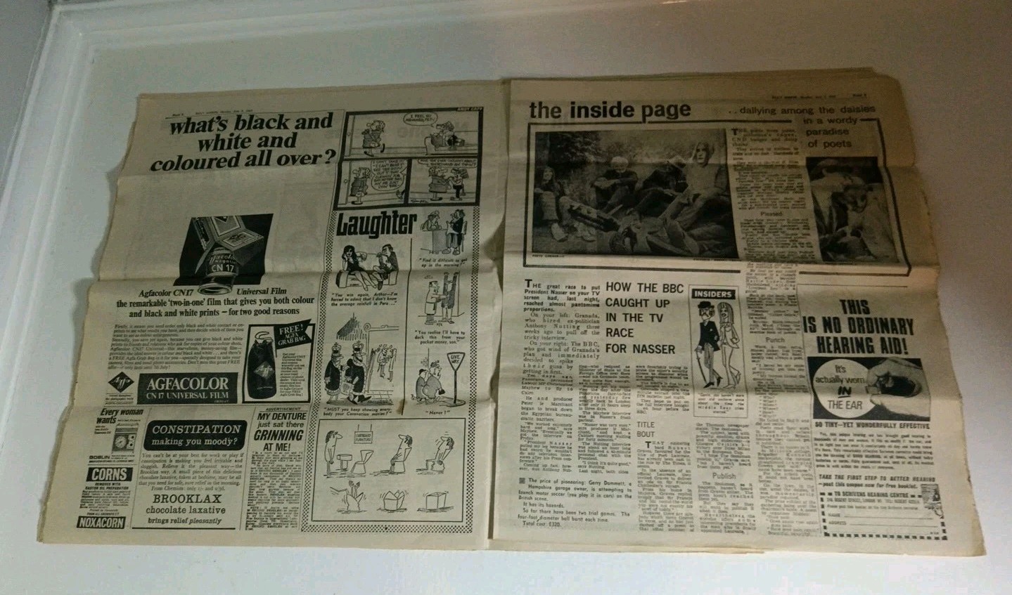 Daily Mirror Stockport Perpignan Plane Disaster Crash June 5th 1967 Newspaper