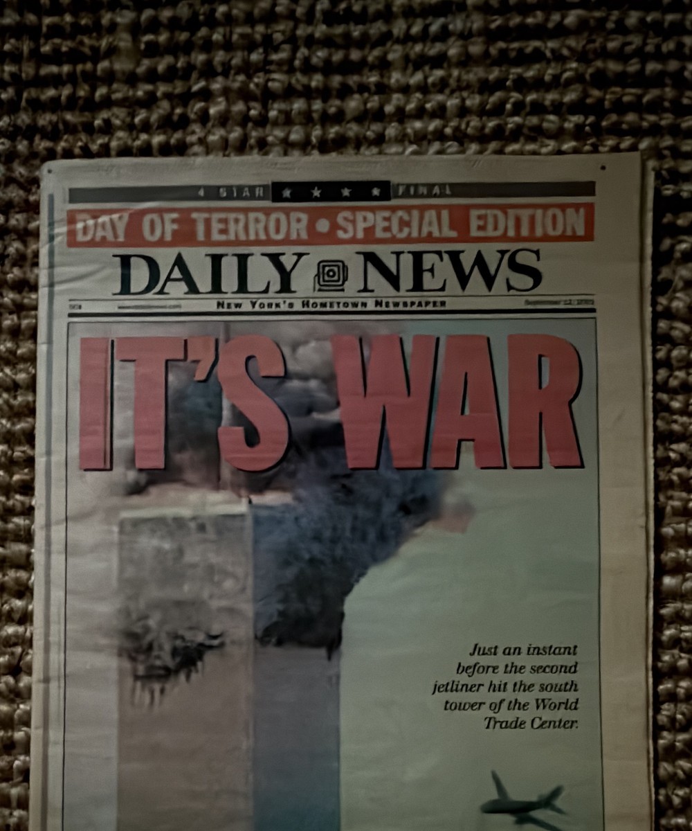Daily News Sep 12, 2001 ‘IT’S WAR’ Special Edition