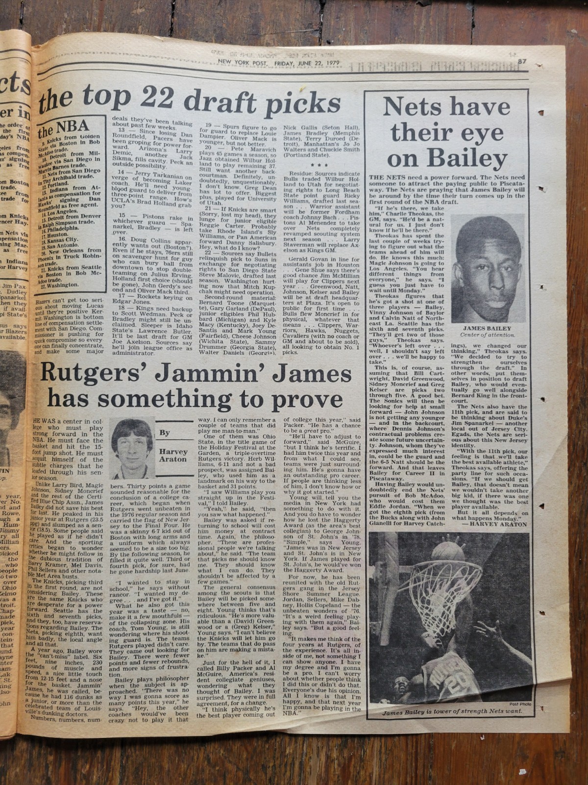 New York Post Newspaper, June 22, 1979, Jeremy Thorpe Freed, Citibank Robbery
