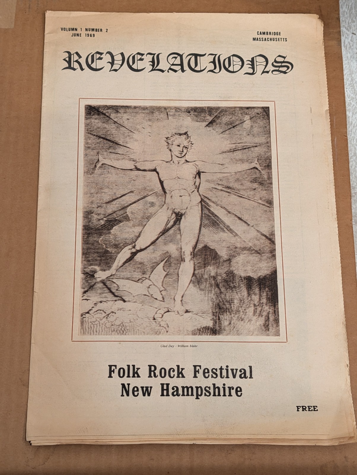 Revelations 1969 Underground Newspaper Cambridge William Blake Black Panthers 2