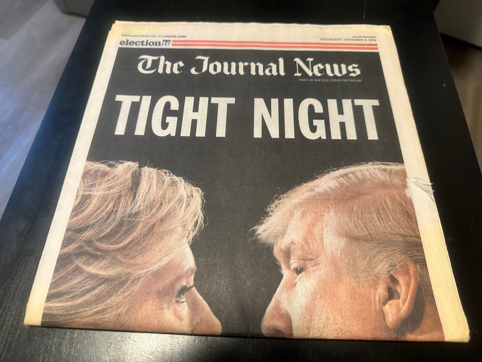 USA TODAY JOURNAL NEWS 2016 ELECTION TIGHT NIGHT