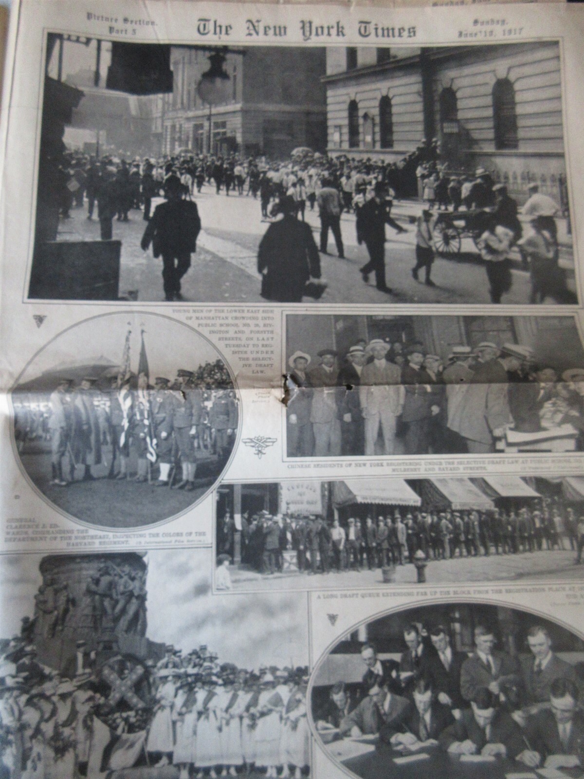 New York Times June 10 1917 sinking of Sontay POPE Benedict XV Cincinnati Reds