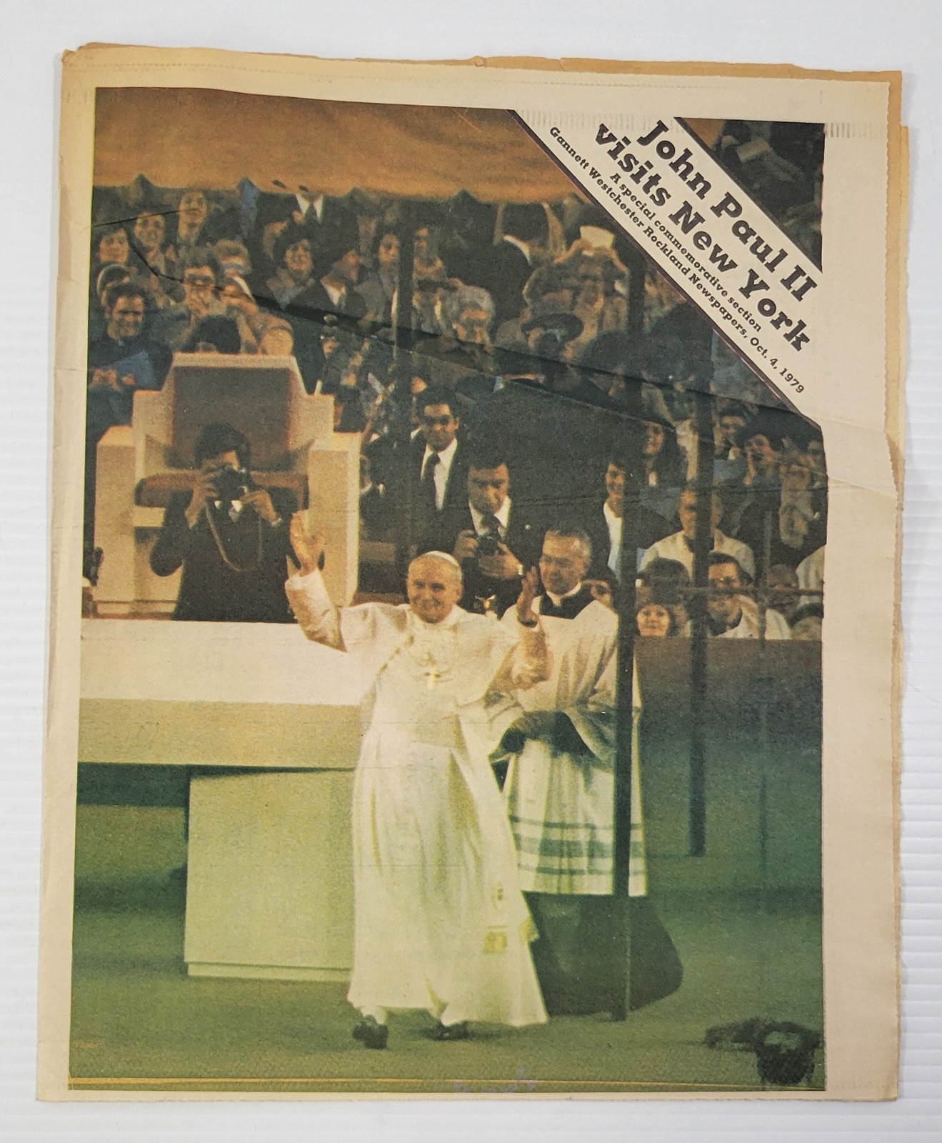 *L32) Today Newspaper October 4, 1979 Pope John Paul II Visits New York