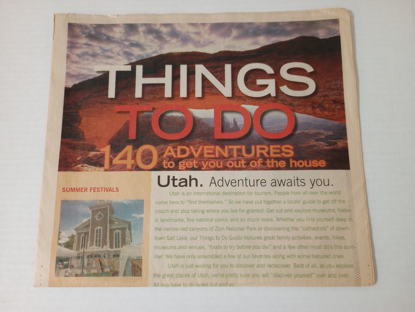 Things To Do 140 Adventures To Get You Out Of The House Utah Newspaper Activity