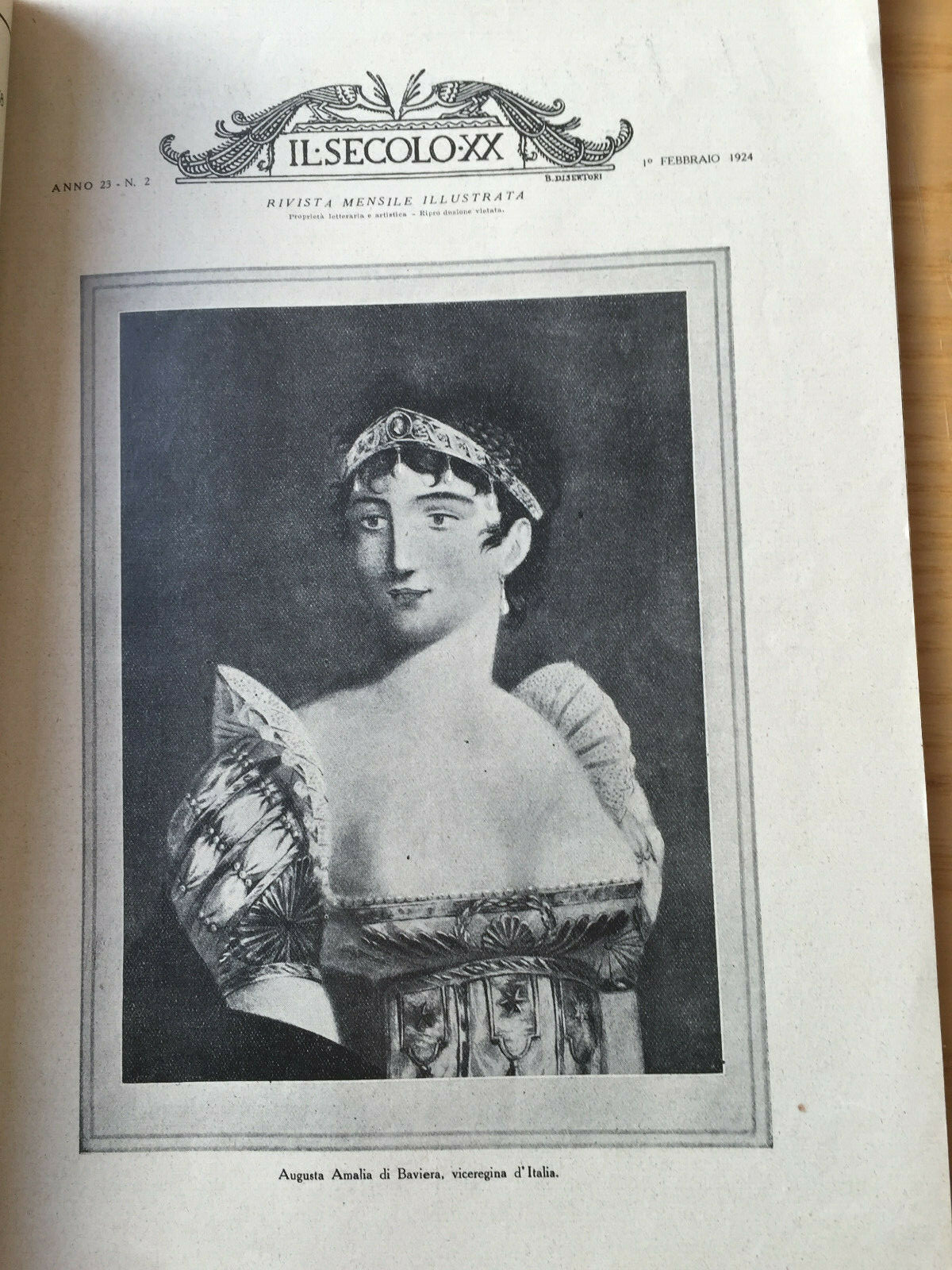 MONDADORI MONTHLY IL SIÈCLE XX N° 2 1924 CAVACCHIOLI SAPONARO CHISINI 2/19