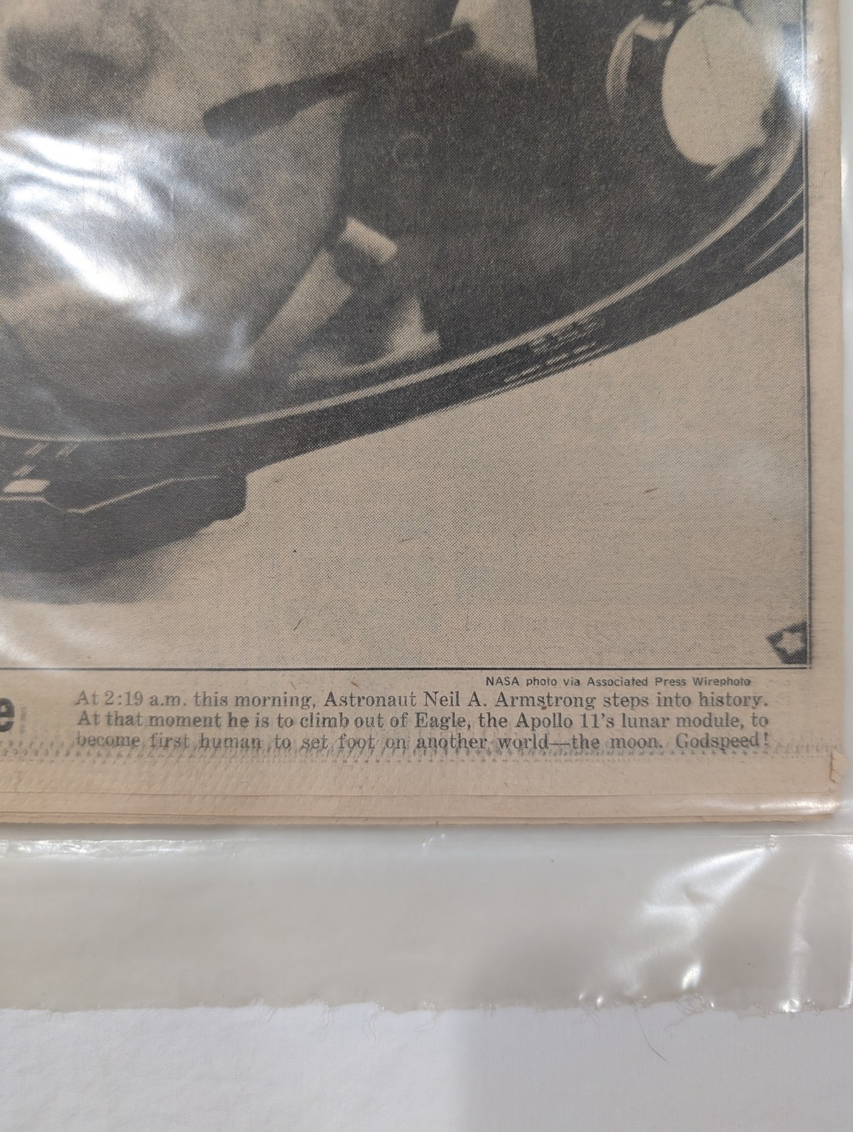 Apollo 11 Moon Landing Newspaper July 21 1969 Daily News Original Print