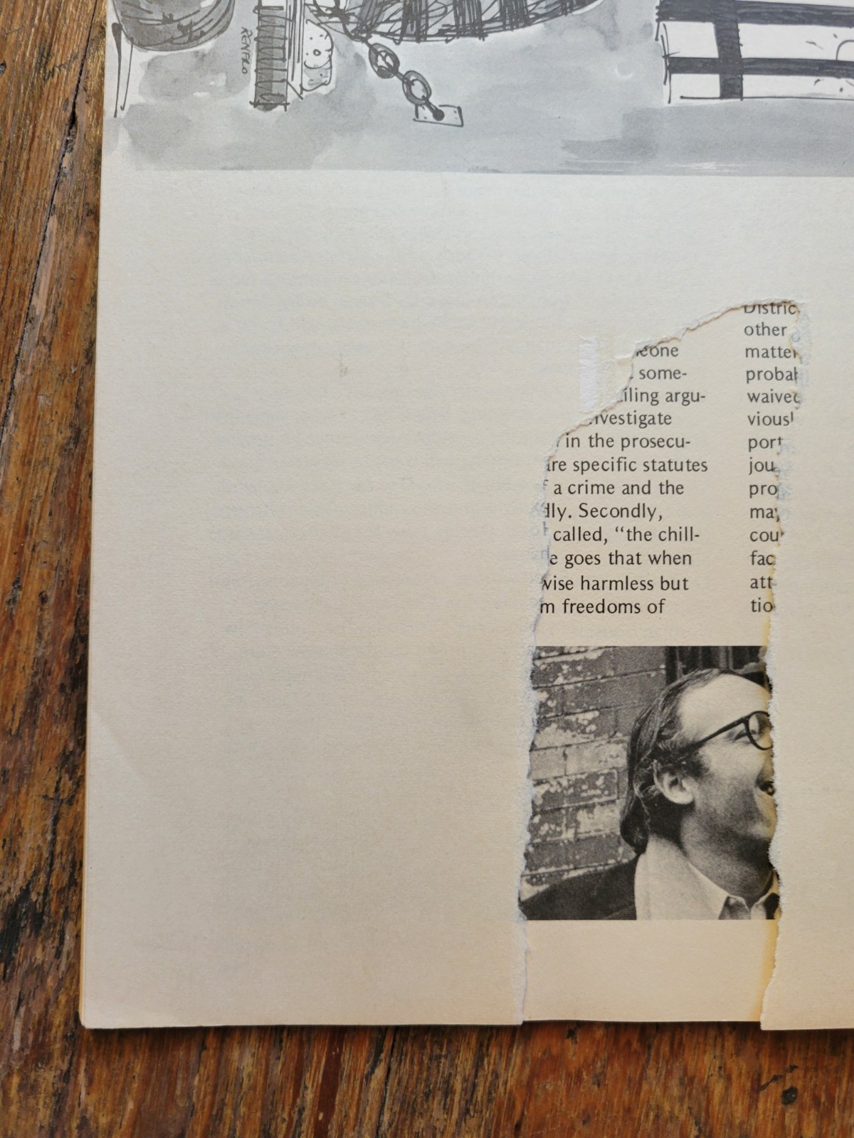 VINTAGE WBAI Magazine, May 1972, Original NEW YORK CITY Radio Station, Court