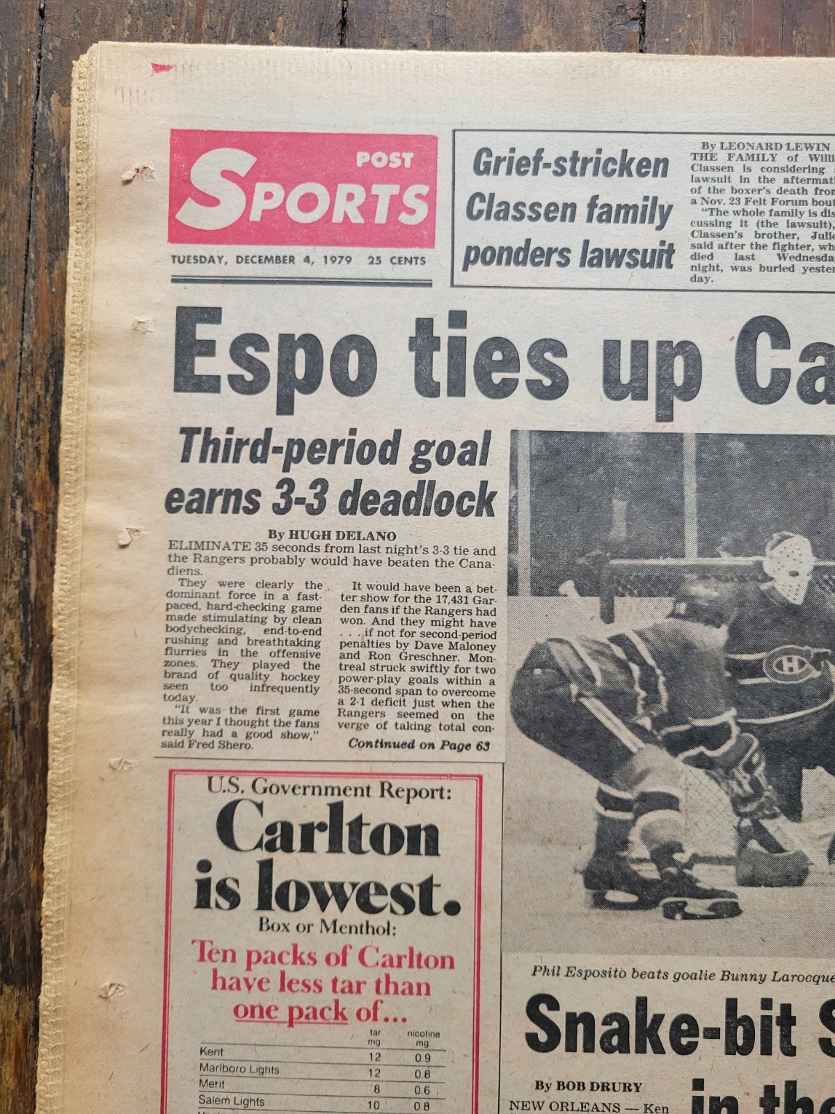 New York Post Newspaper, Dec 4, 1979, Iran Sets Spy Trials, The Who Stampede