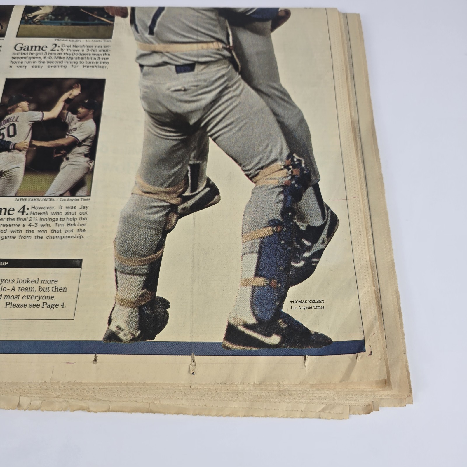 1988 Los Angeles Dodgers World Series Champions Newspaper
