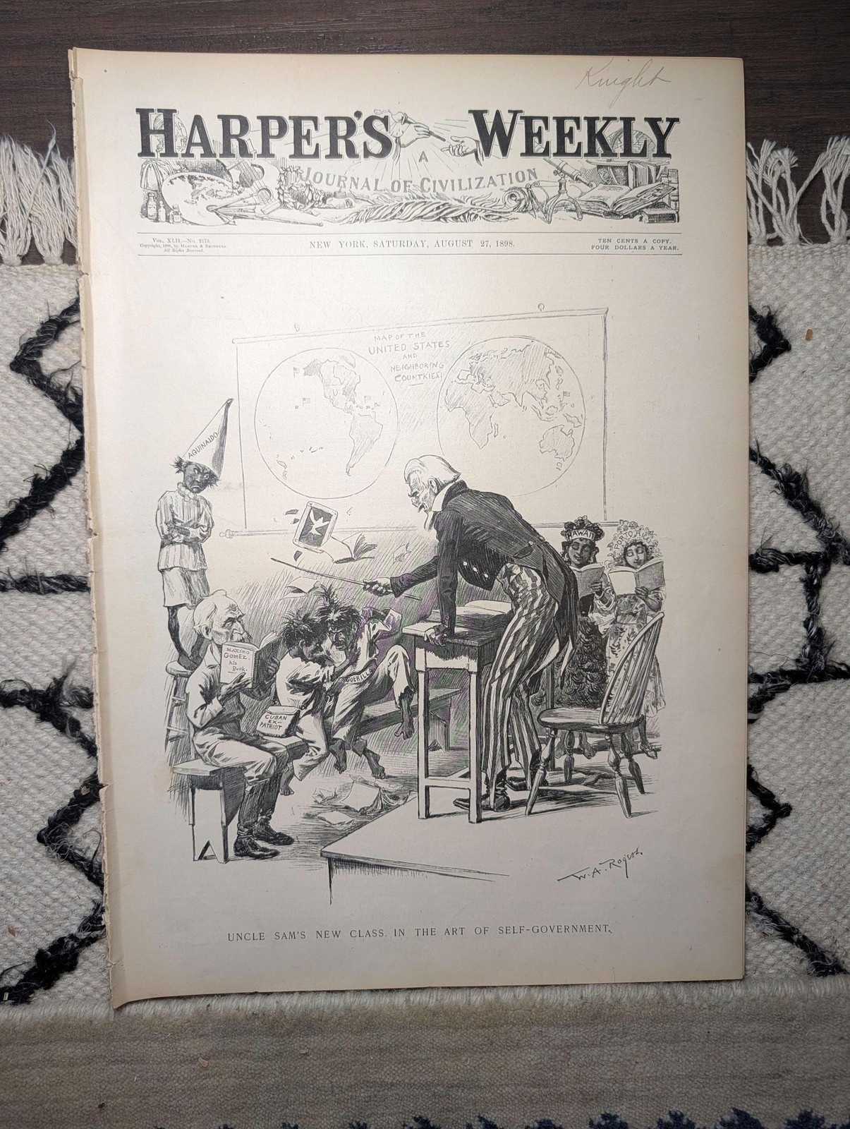 1898 Peace Protocol Ends Spanish War, Camp Wikoff, Klondike — Aug 27