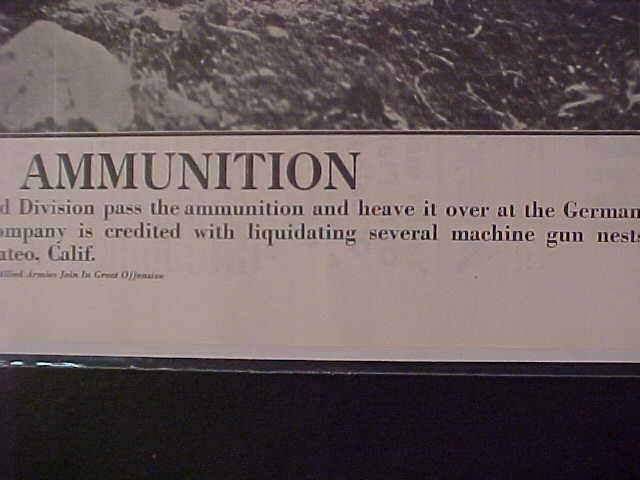 VINTAGE NEWSPAPER HEADLINE ~WORLD WAR 2 USA NEGRO SOLDIERS NAZI BATTLE WWII 1944
